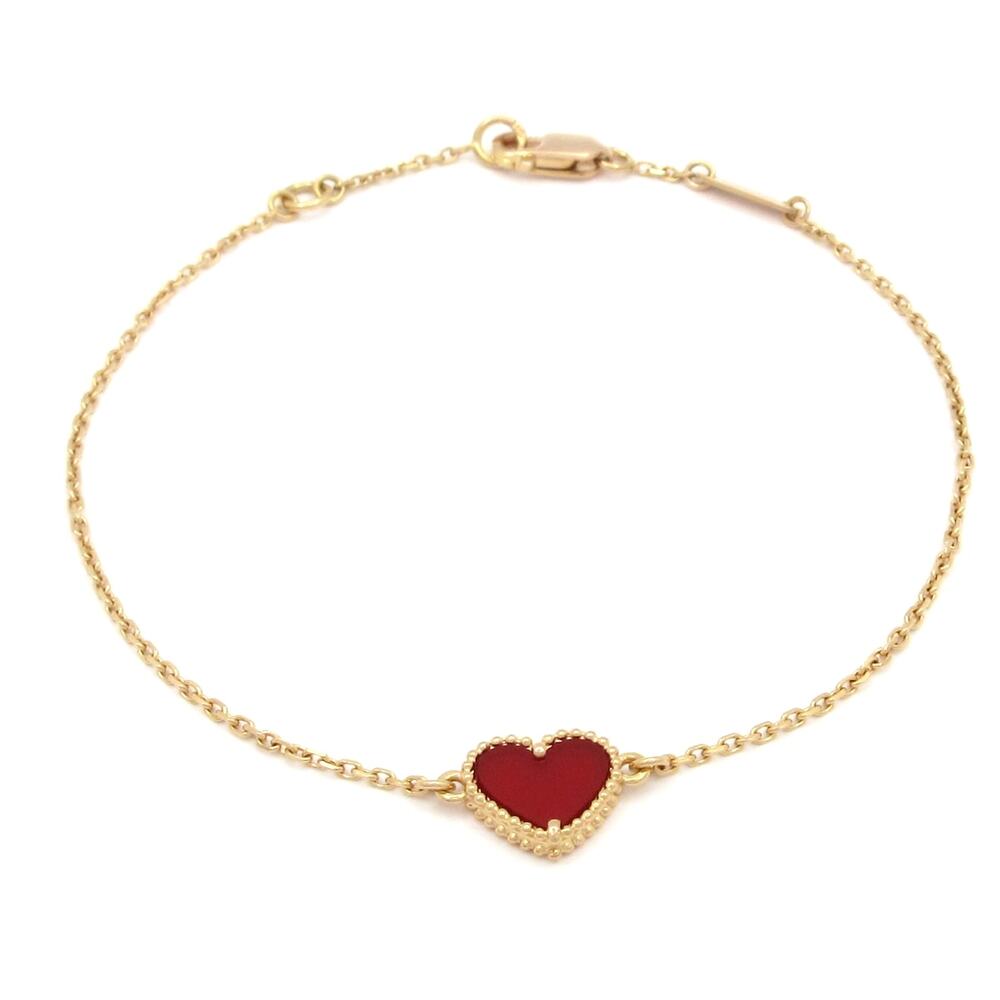 Van Cleef & Arpels Sweet Alhambra Heart Bracelet VCRN59L00 18K Rose Gold